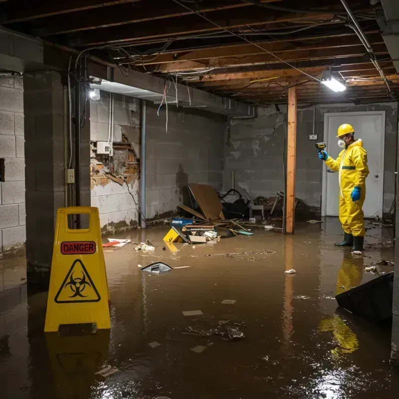 Flooded Basement Electrical Hazard in Terra Alta, WV Property